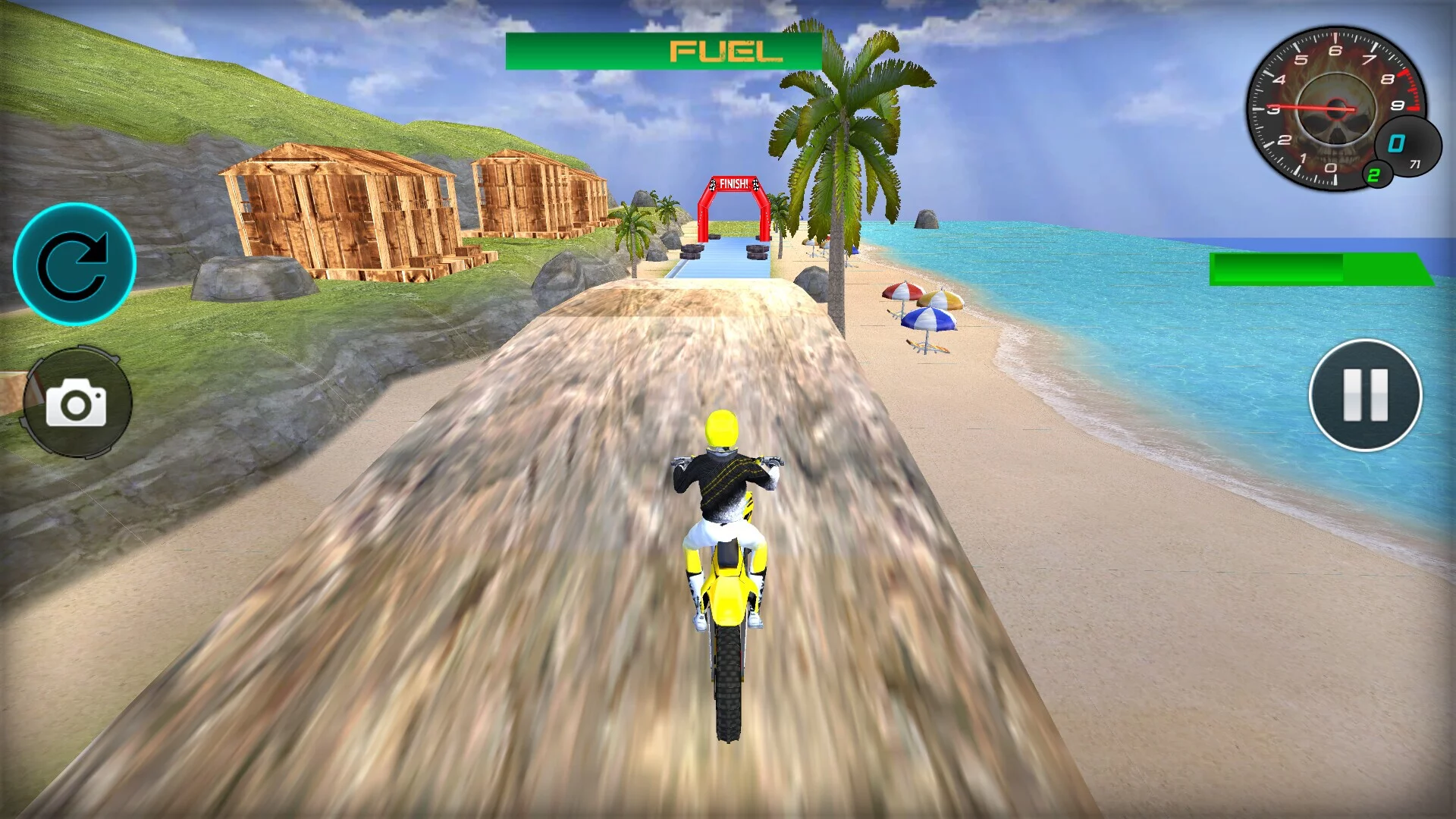 Изображение игры: Stunts Contest Beach Edition