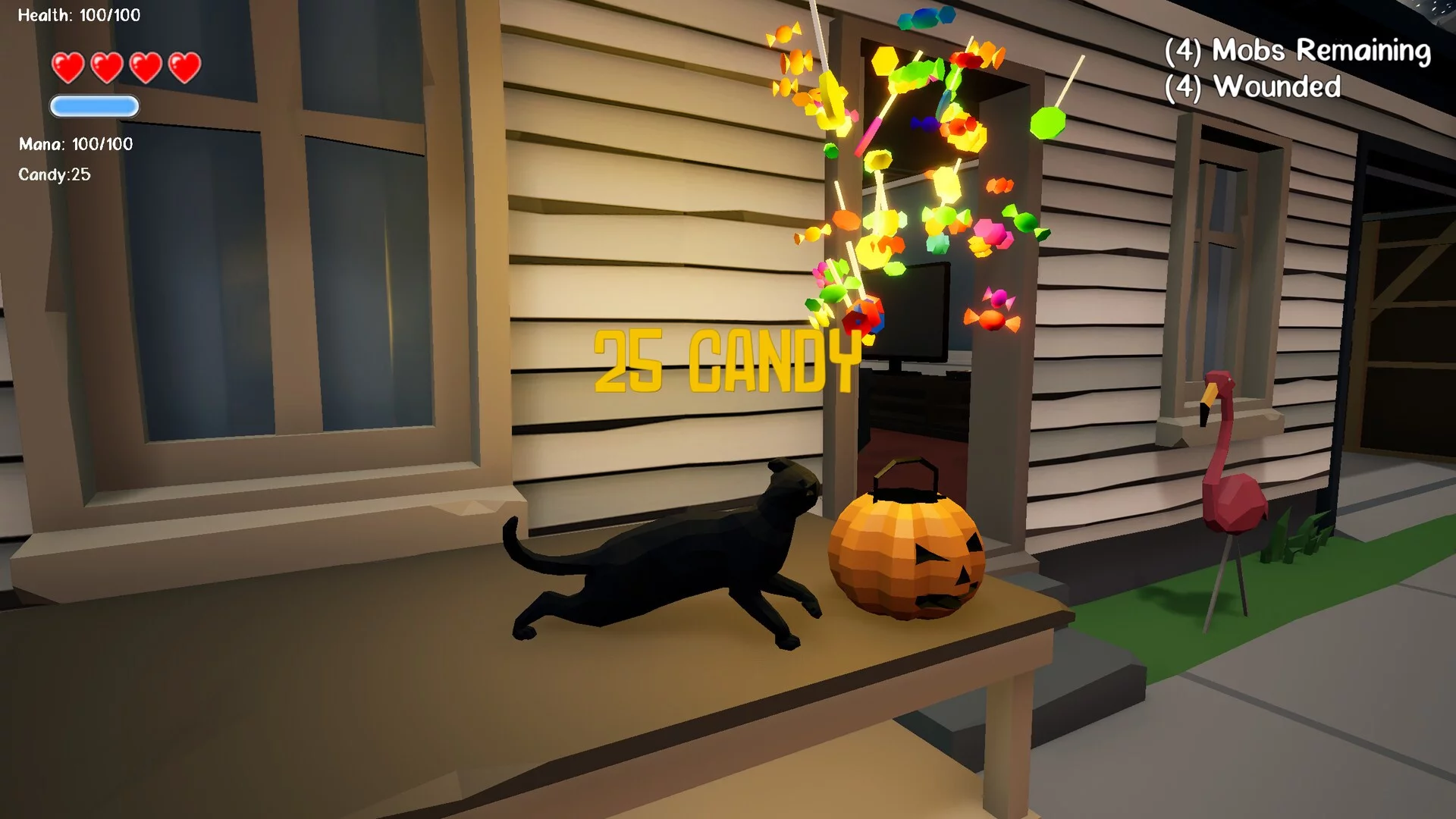 Изображение игры: Cat Saves Halloween