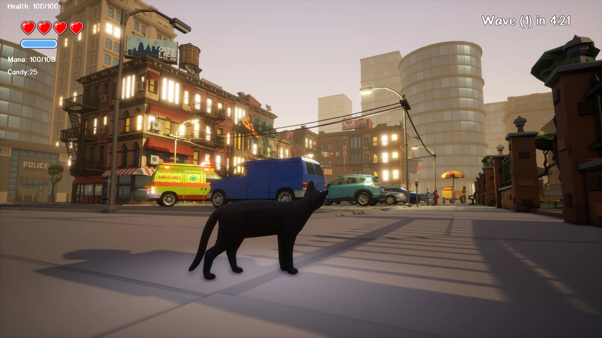 Изображение игры: Cat Saves Halloween