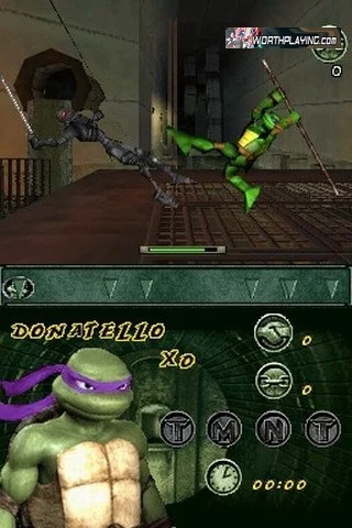 Изображение игры: TMNT (GBA/DS)