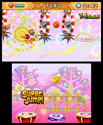 Изображение игры: Dedede's Drum Dash Deluxe