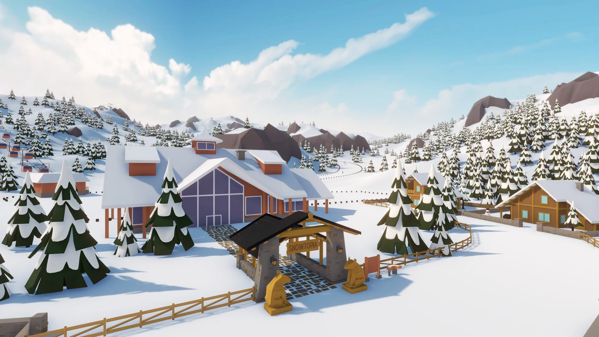 Изображение игры: Snowtopia