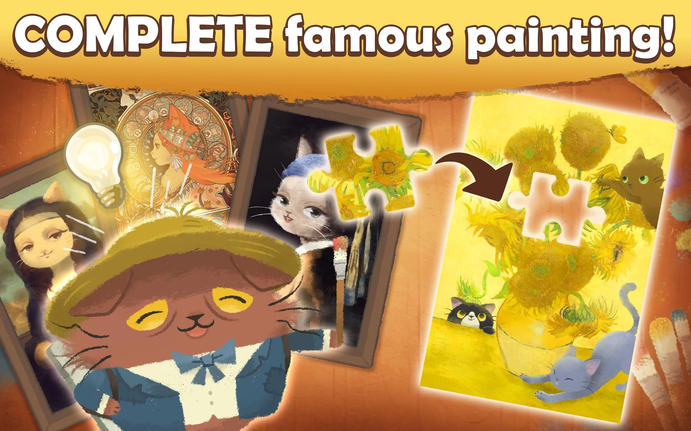 Изображение игры: Cats Atelier - A Meow Match 3