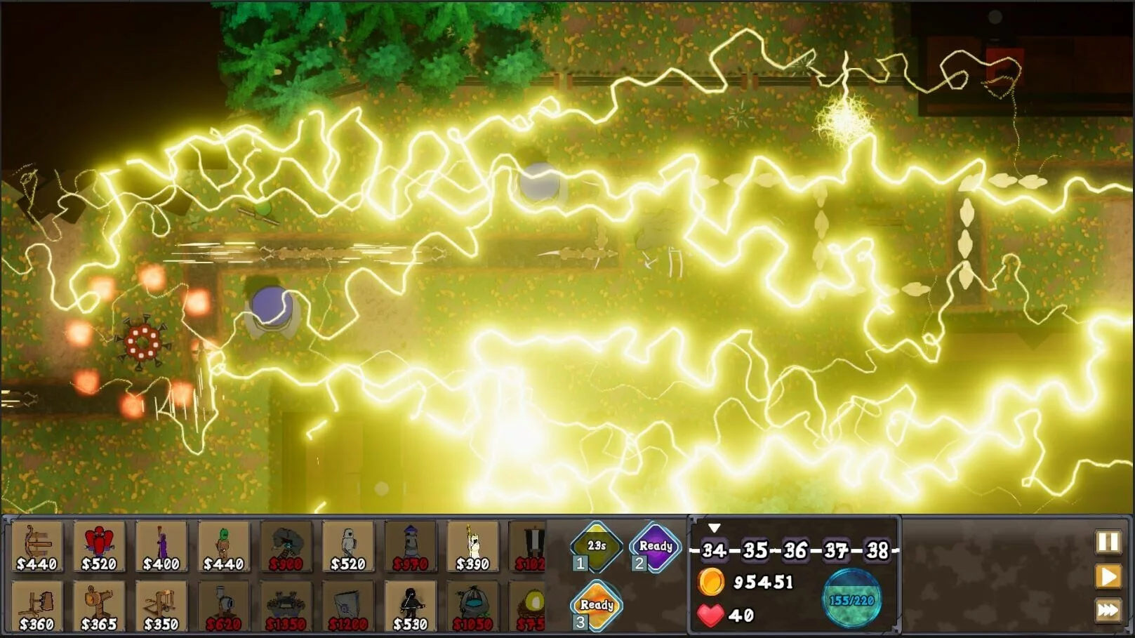 Изображение игры: Knights vs Nature