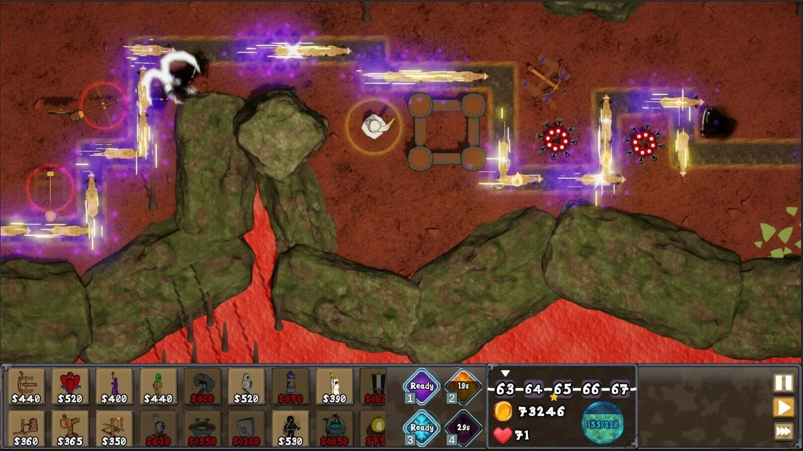 Изображение игры: Knights vs Nature