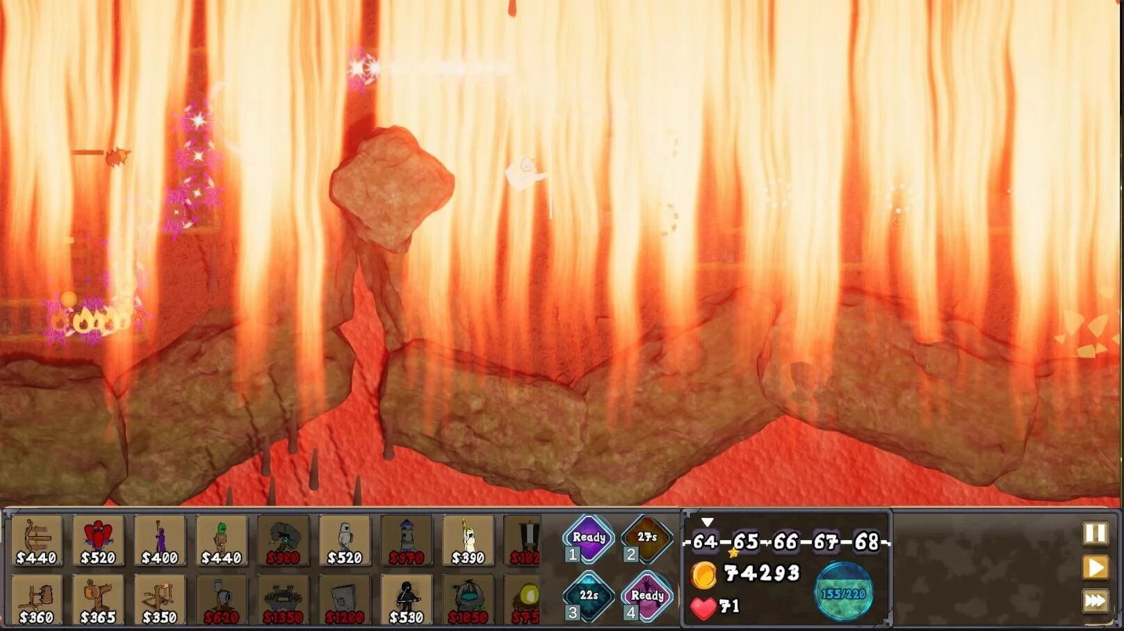 Изображение игры: Knights vs Nature