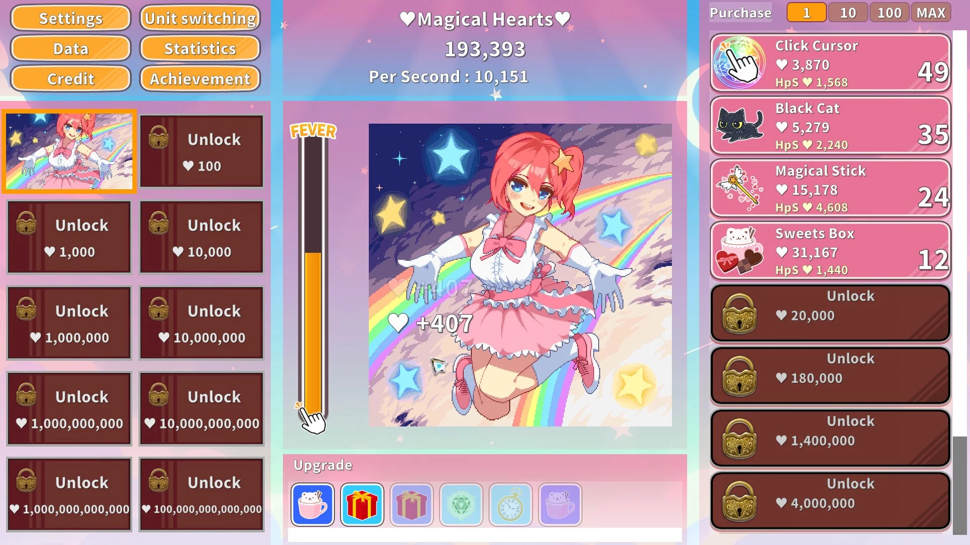 Изображение игры: Magical Girl Clicker