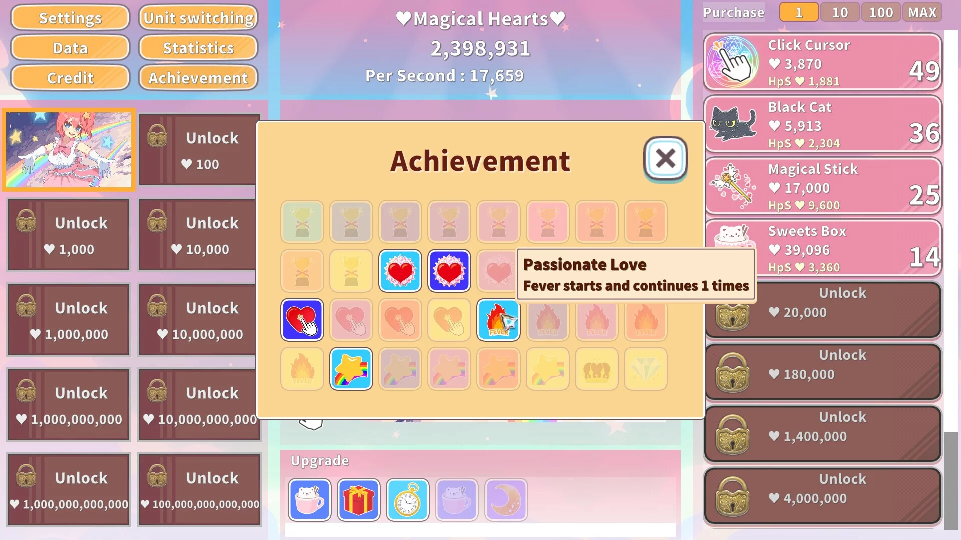 Изображение игры: Magical Girl Clicker