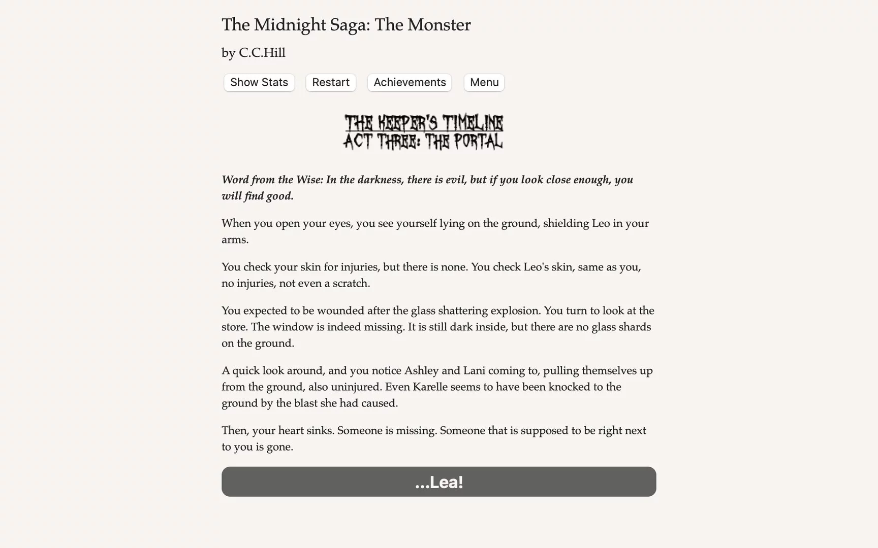 Изображение игры: Midnight Saga: The Monster