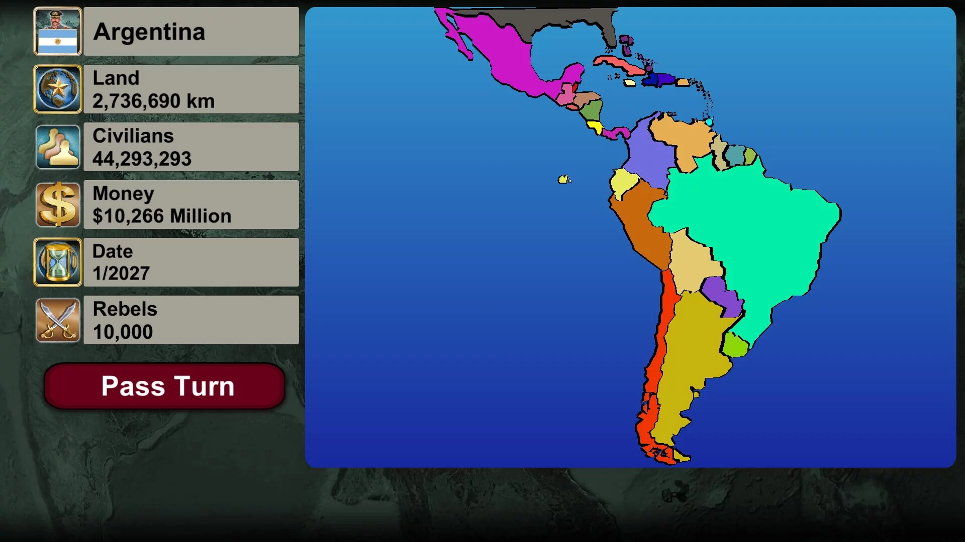 Изображение игры: Latin America Empire 2027
