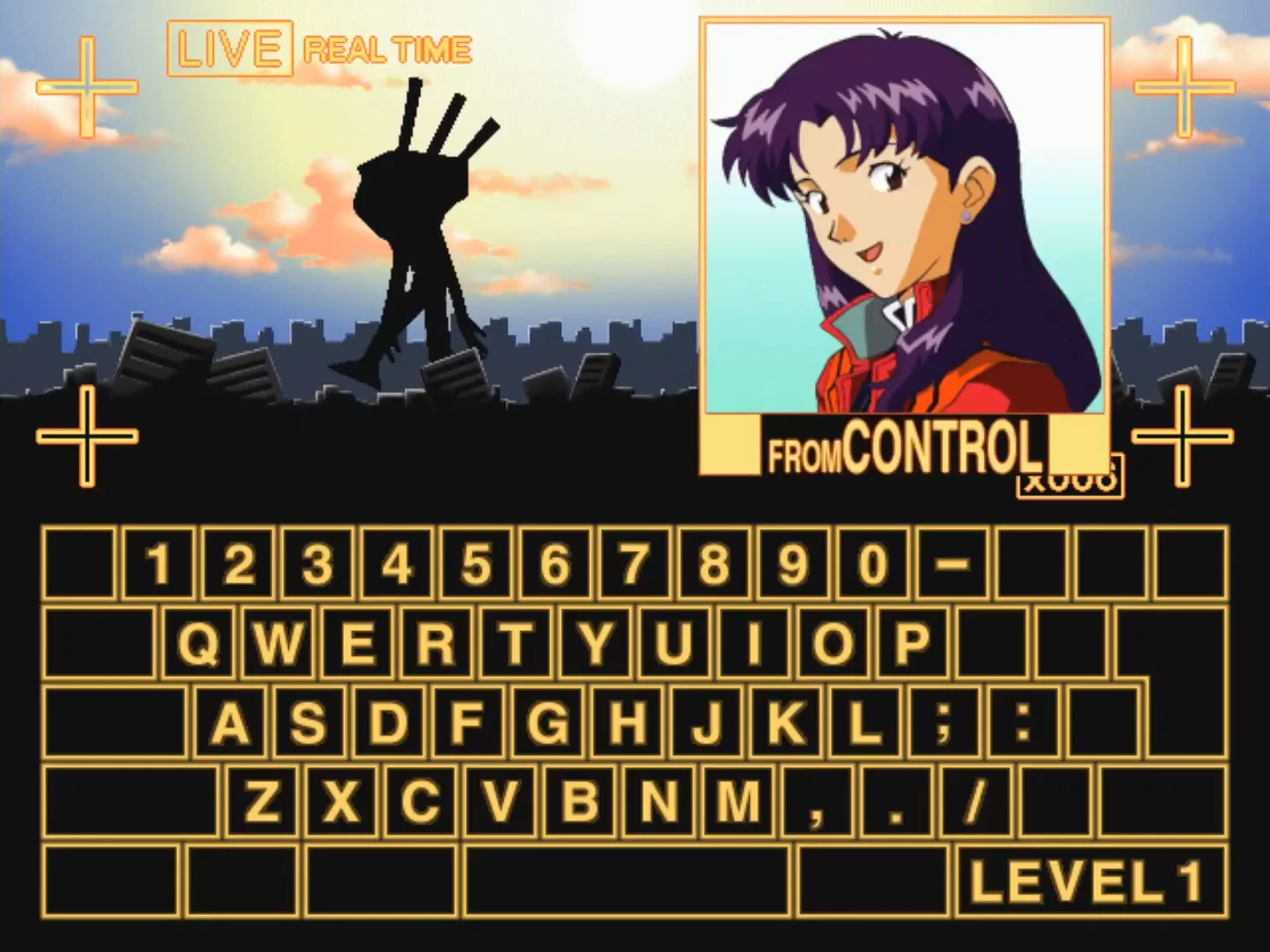 Изображение игры: Shinseiki Evangelion: Typing E-Keikaku