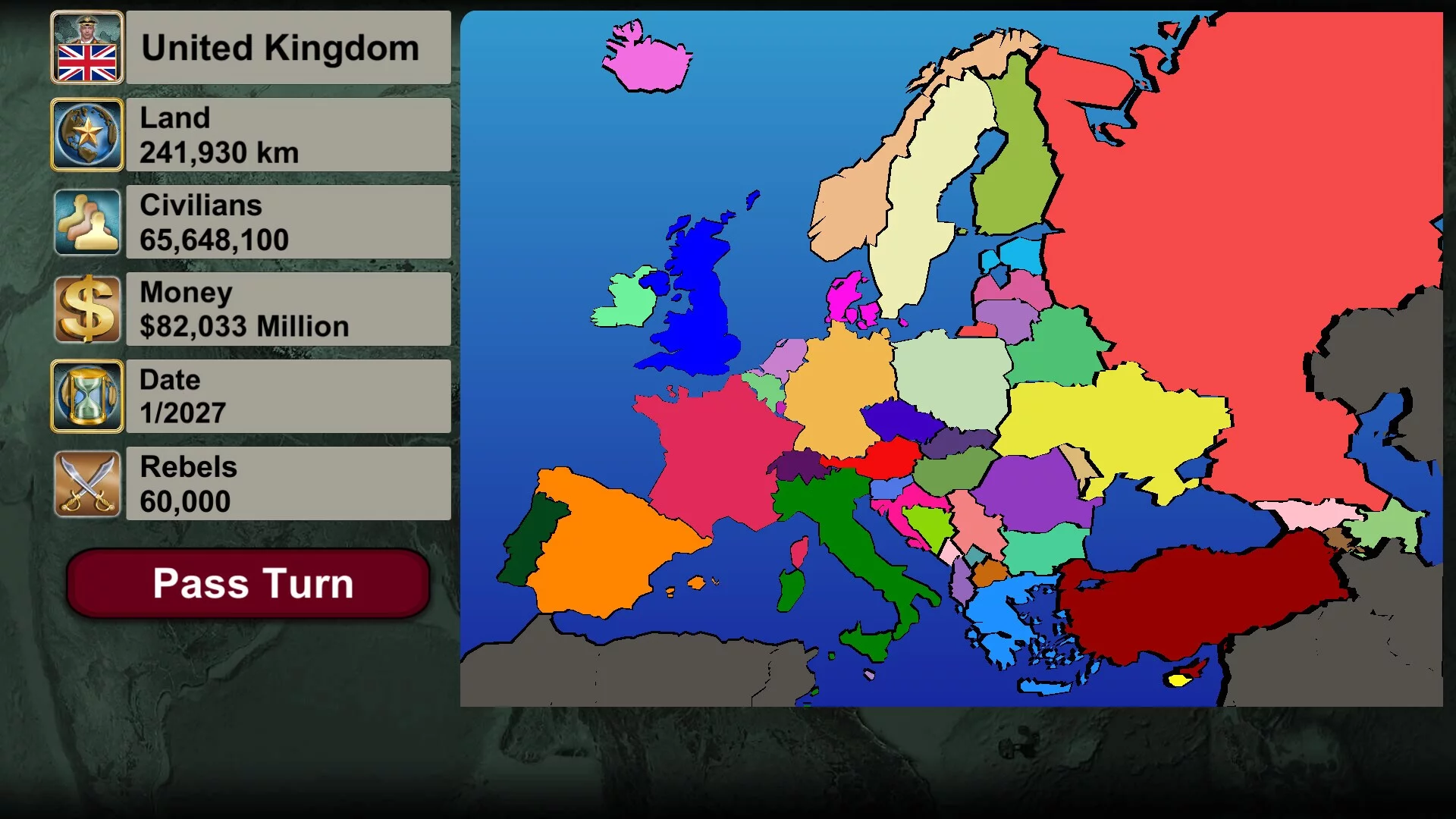 Изображение игры: Europe Empire 2027