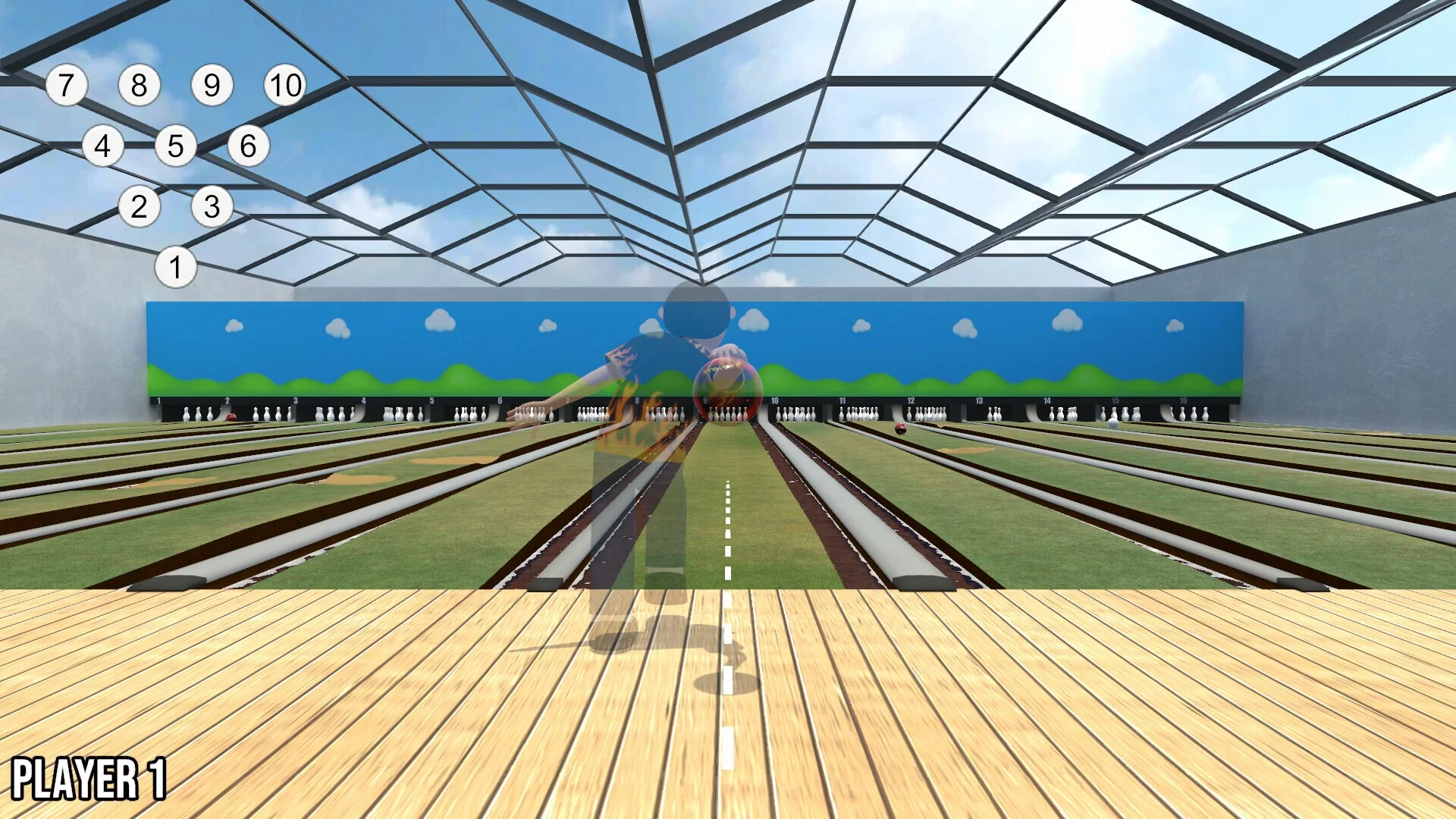 Изображение игры: Bowling Hills