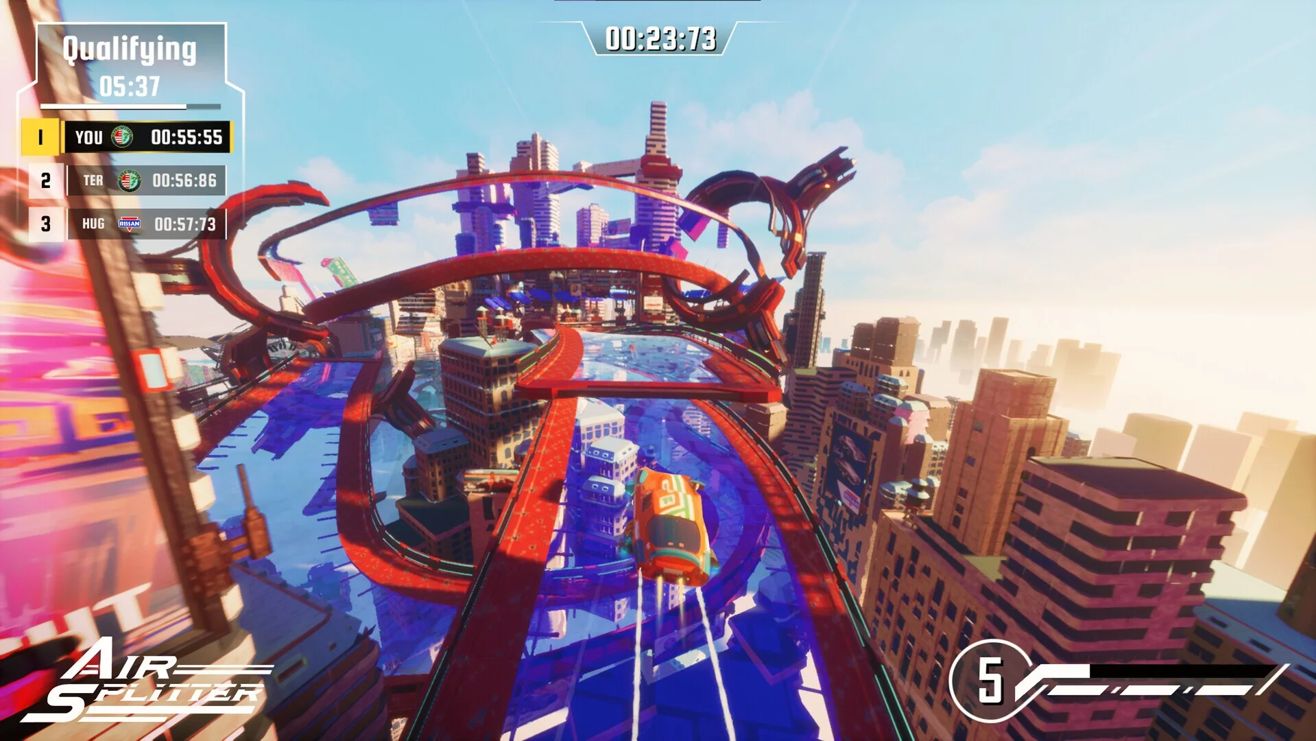 Изображение игры: Air Splitter