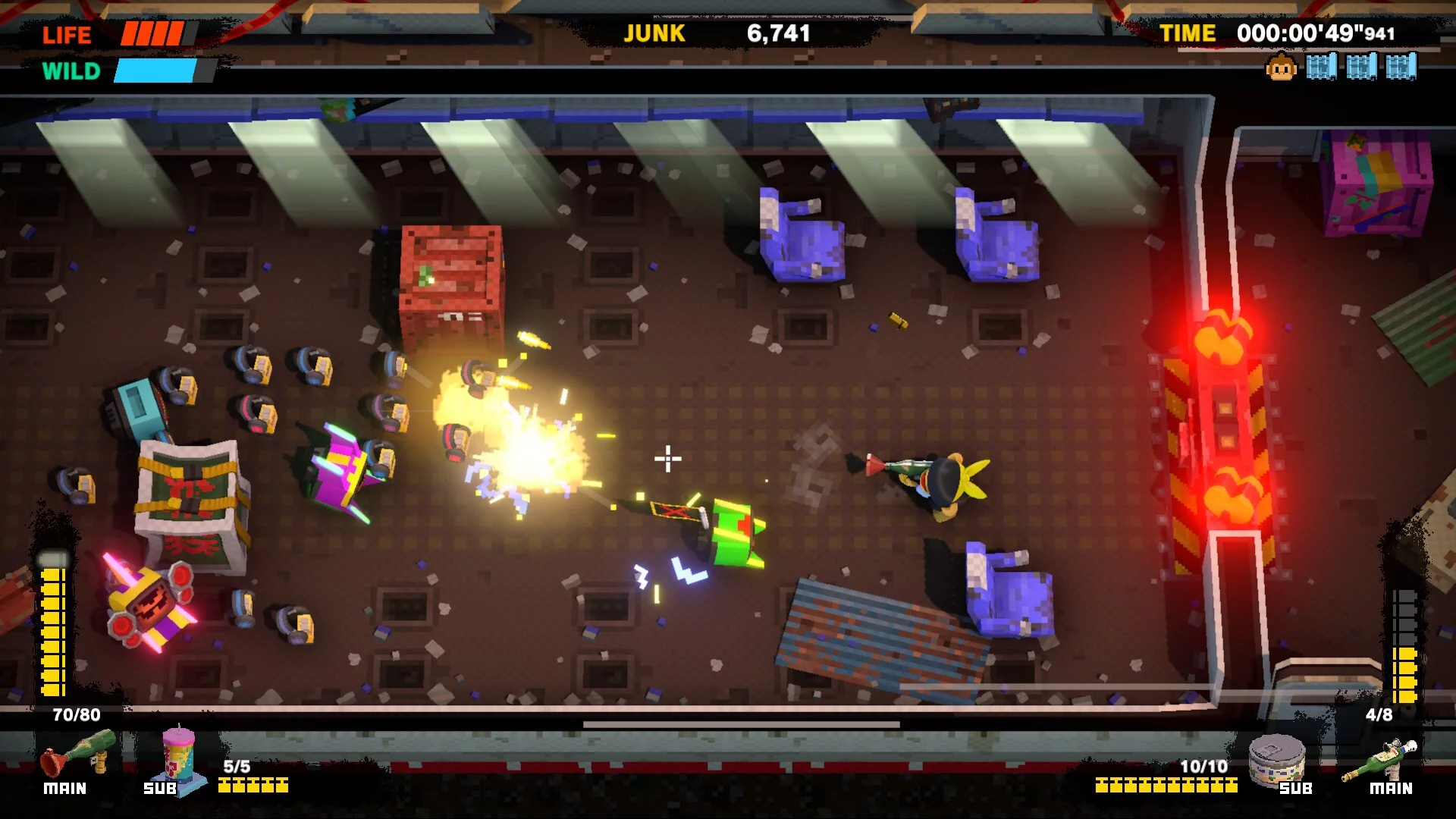 Изображение игры: MONKEY BARRELS