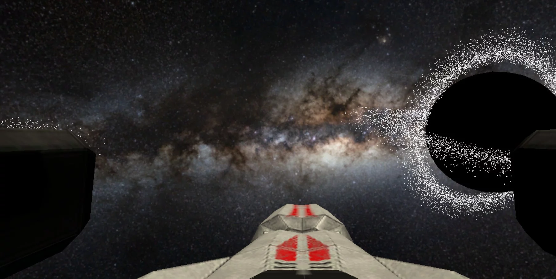 Изображение игры: VR Black Hole Travel Hypothesis