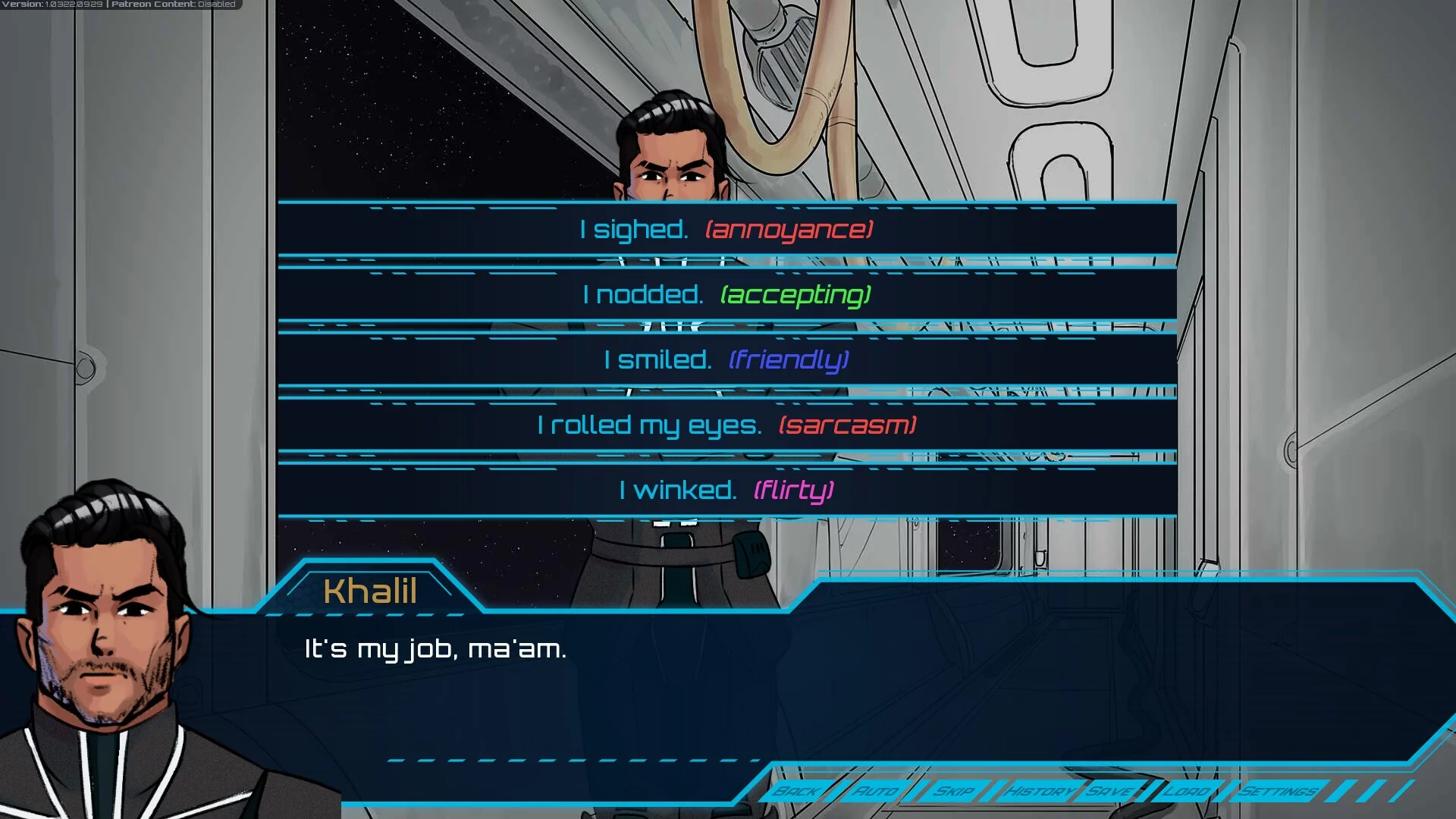 Изображение игры: Infinite Stars - The Visual Novel