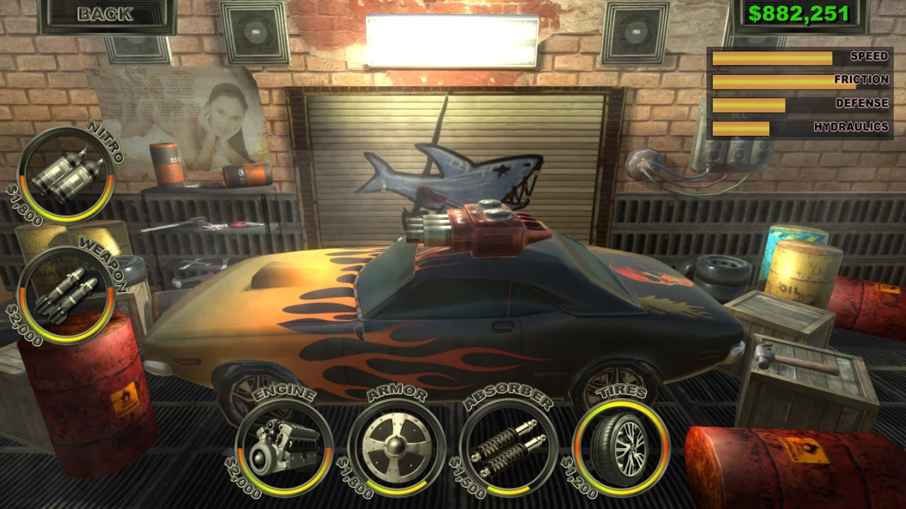 Изображение игры: Lethal Brutal Racing