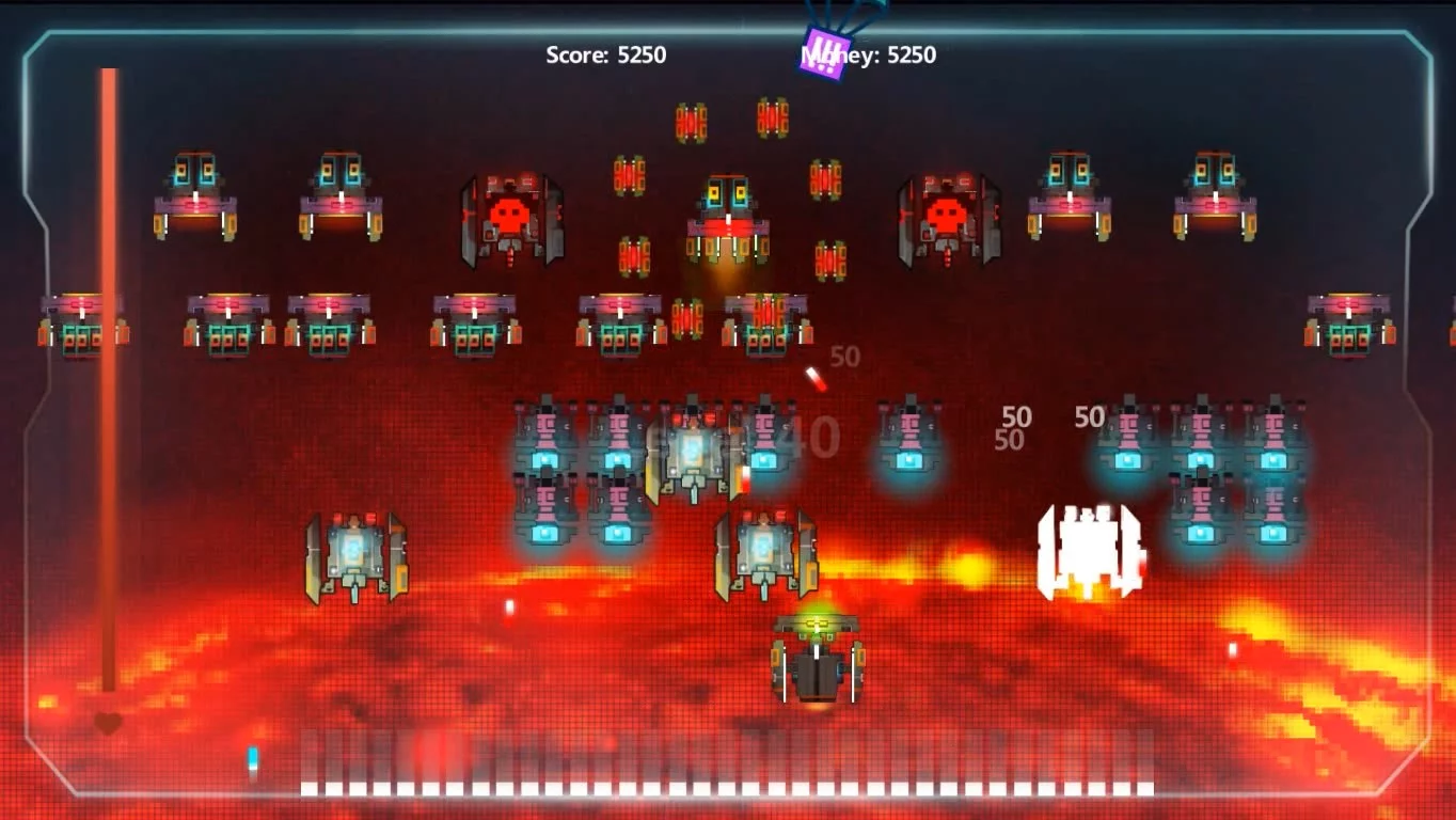 Изображение игры: Steel Invaders