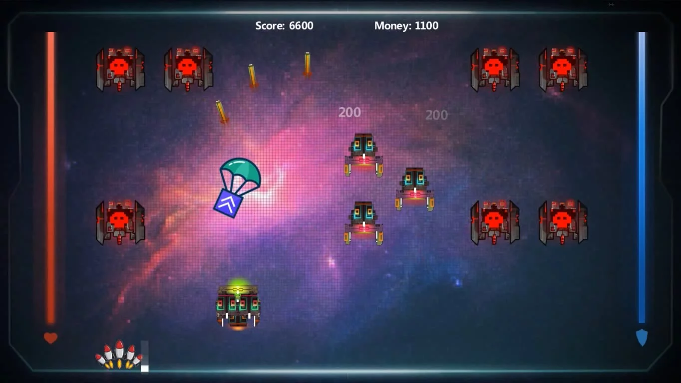 Изображение игры: Steel Invaders