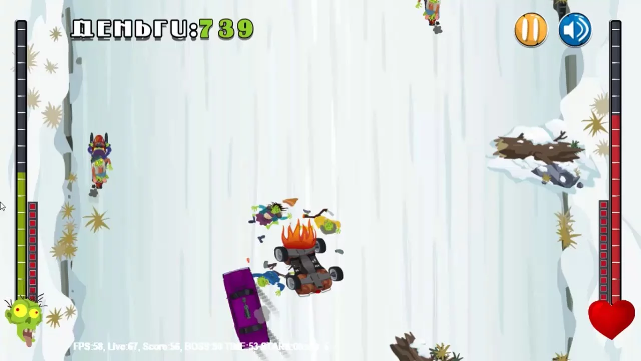 Изображение игры: ZombieCarz