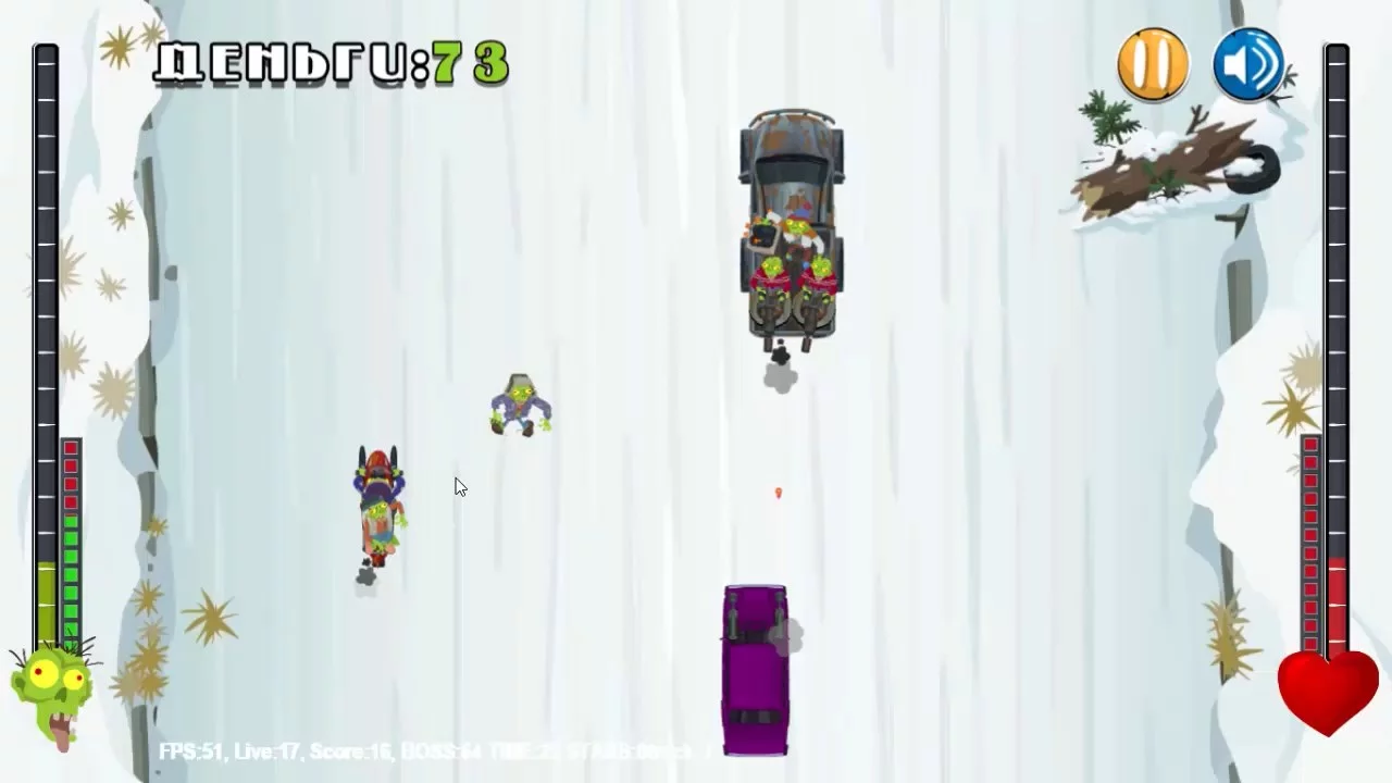 Изображение игры: ZombieCarz
