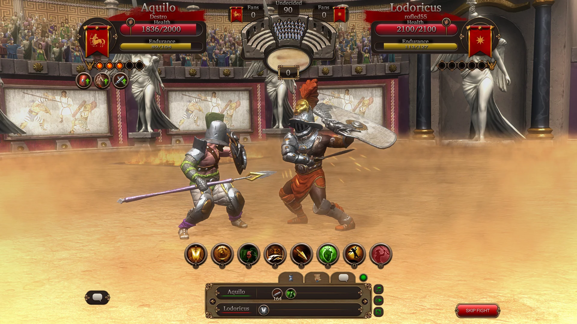 Изображение игры: Gladiators Online: Death Before Dishonor