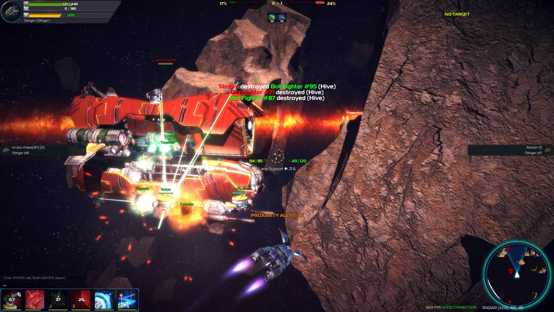 Изображение игры: Cannons Lasers Rockets