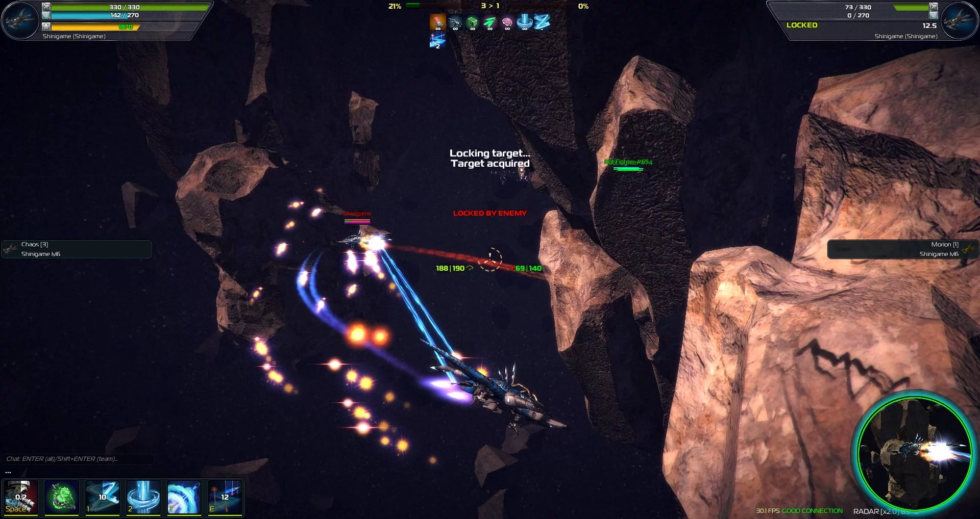 Изображение игры: Cannons Lasers Rockets