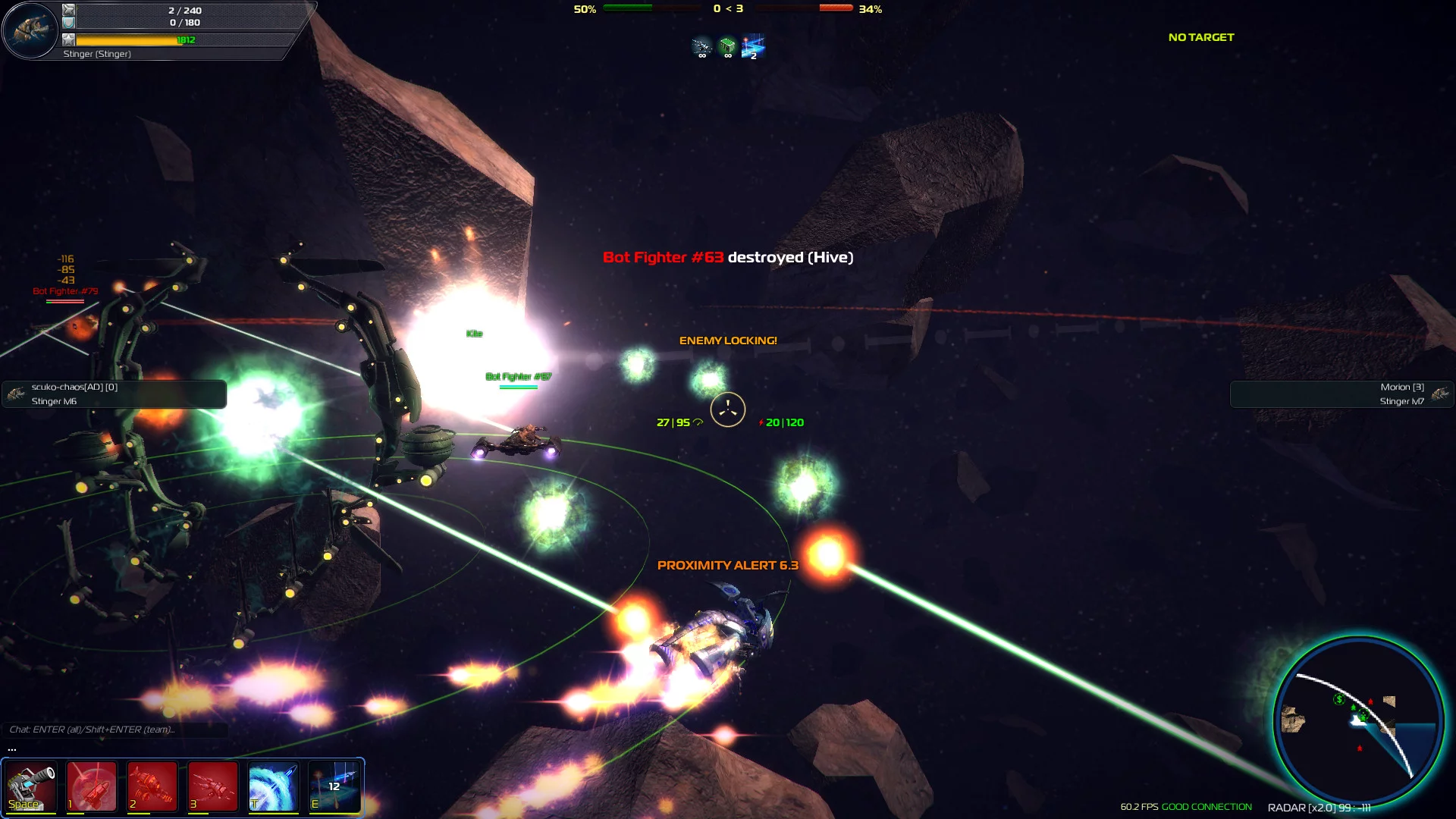 Изображение игры: Cannons Lasers Rockets