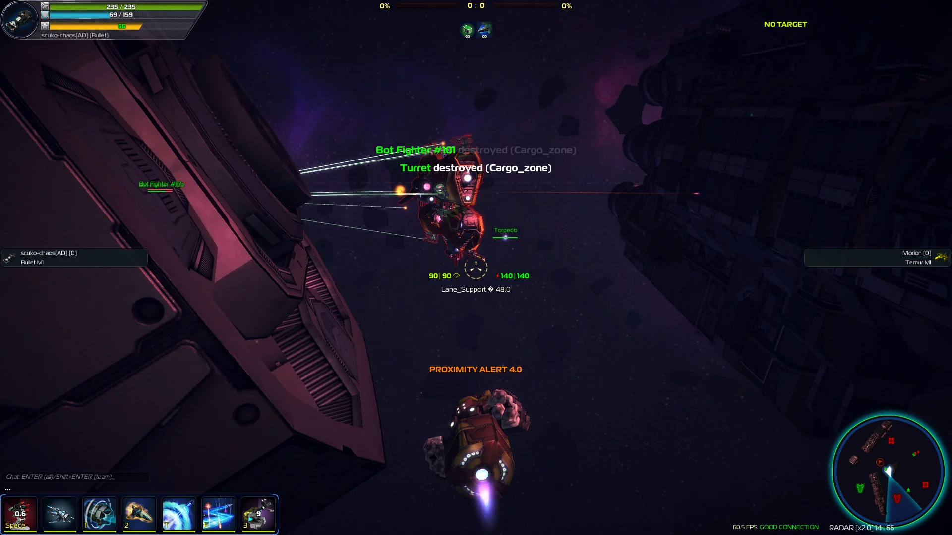 Изображение игры: Cannons Lasers Rockets