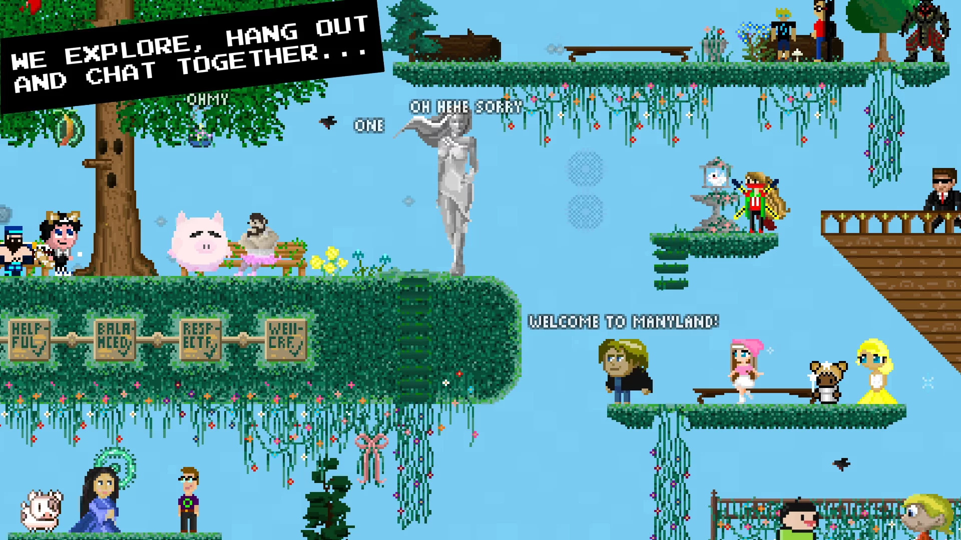 Изображение игры: Manyland