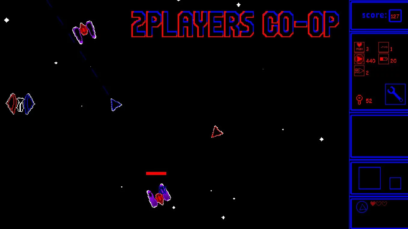 Изображение игры: Asteroids and more asteroids