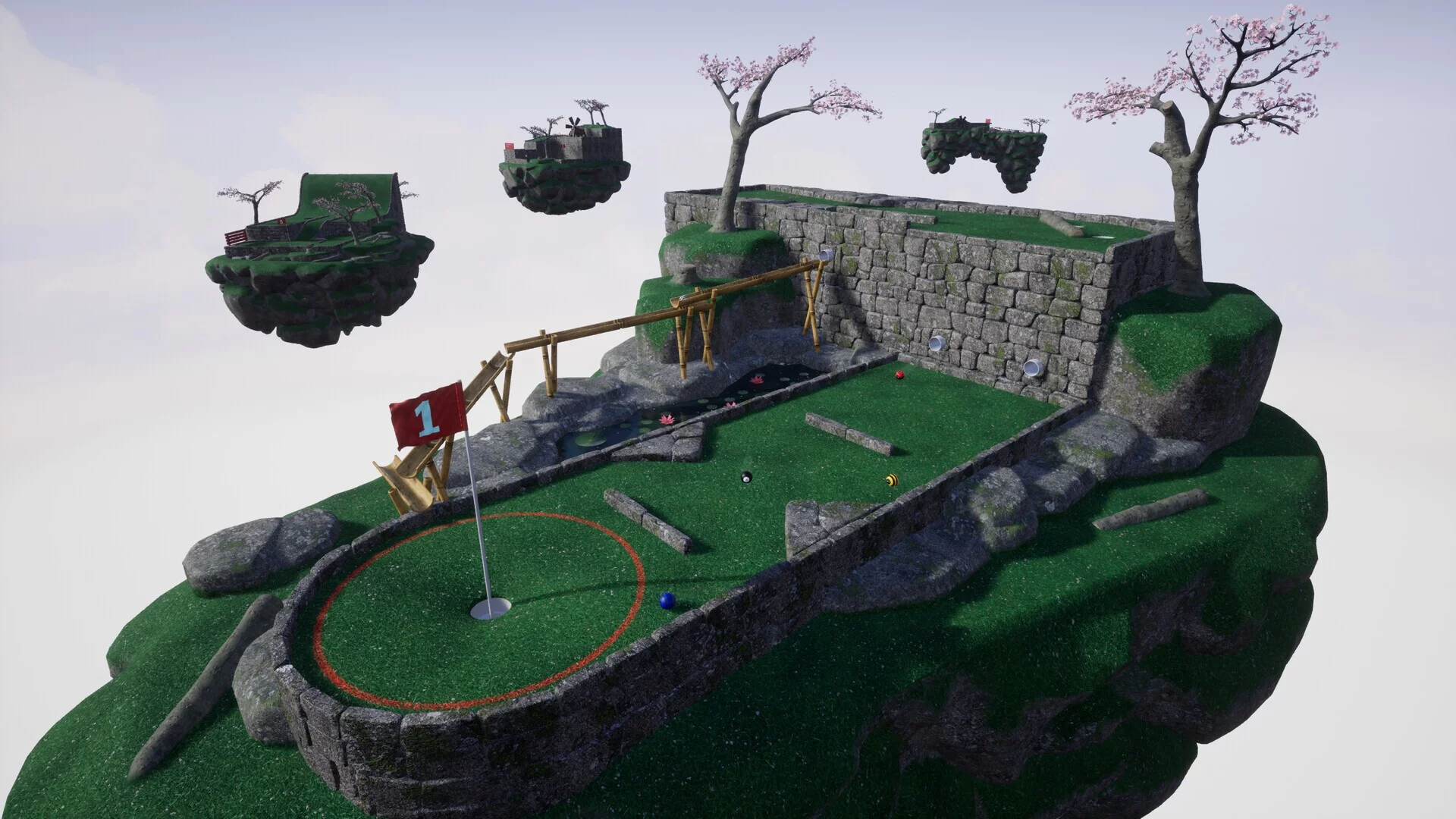 Изображение игры: Golfing In Aether