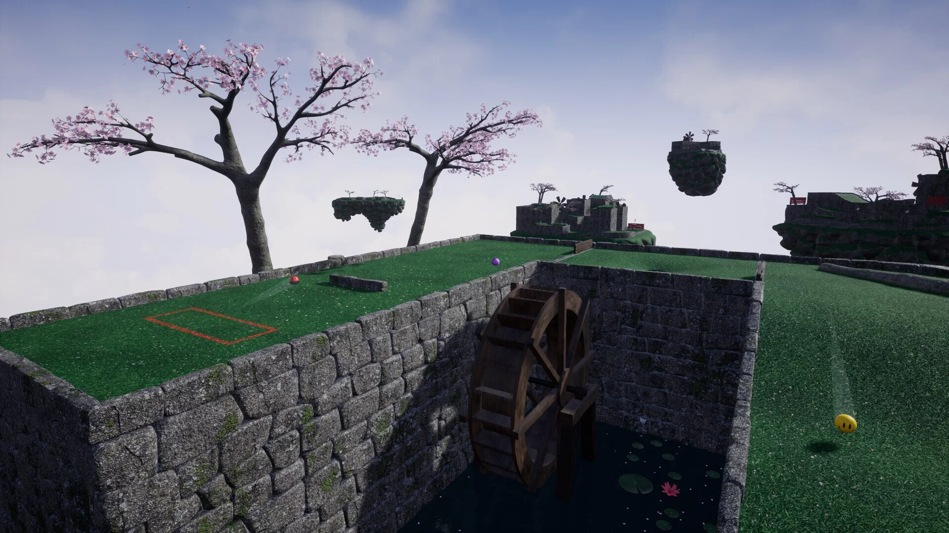 Изображение игры: Golfing In Aether