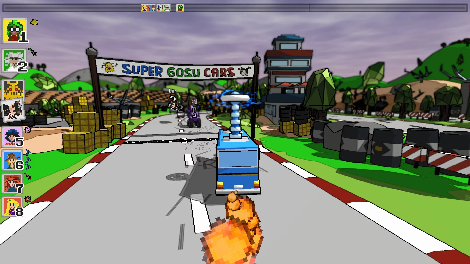 Изображение игры: Super Gosu Cars