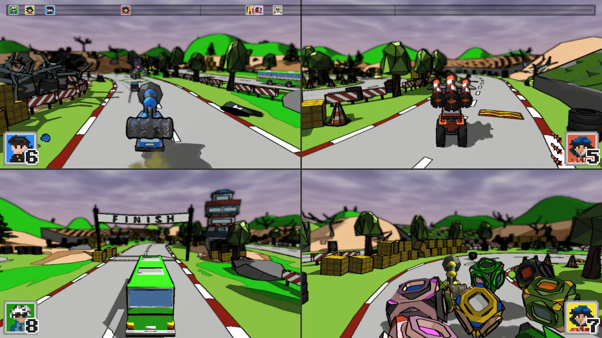 Изображение игры: Super Gosu Cars