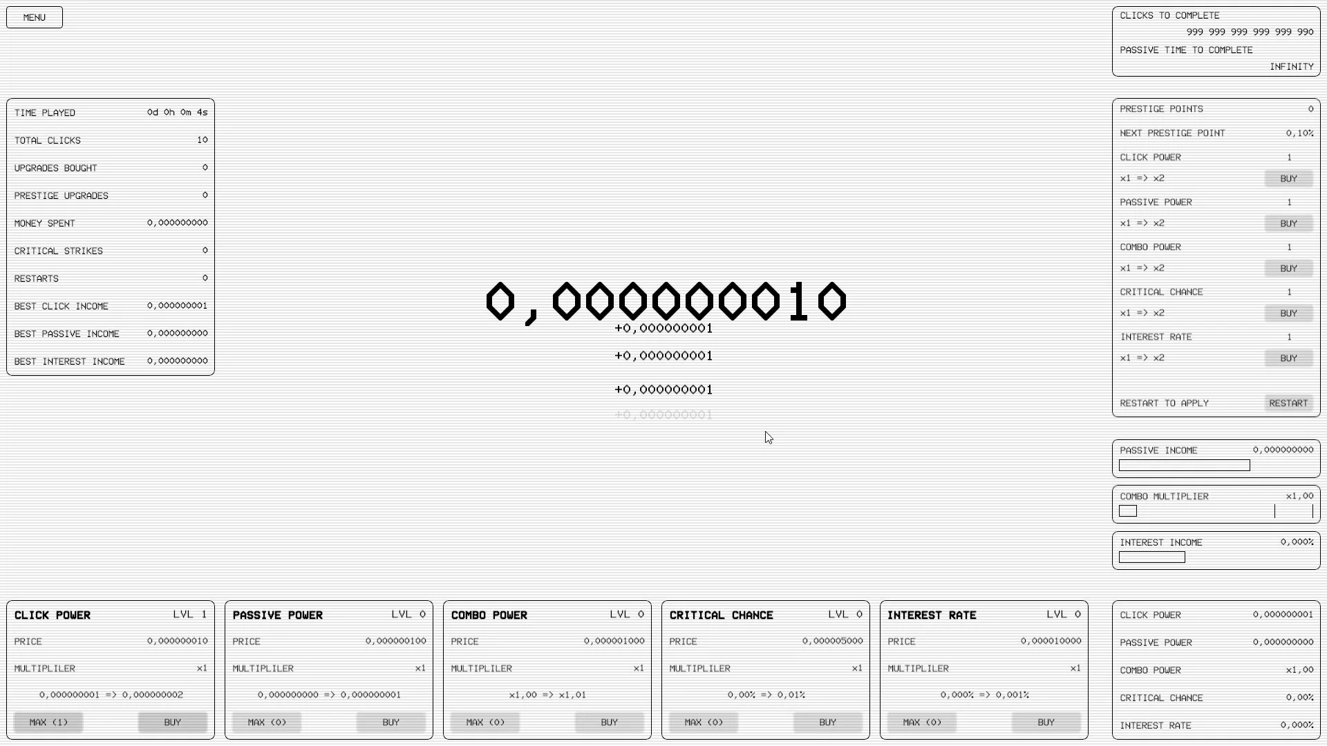 Изображение игры: The Billion Clicker