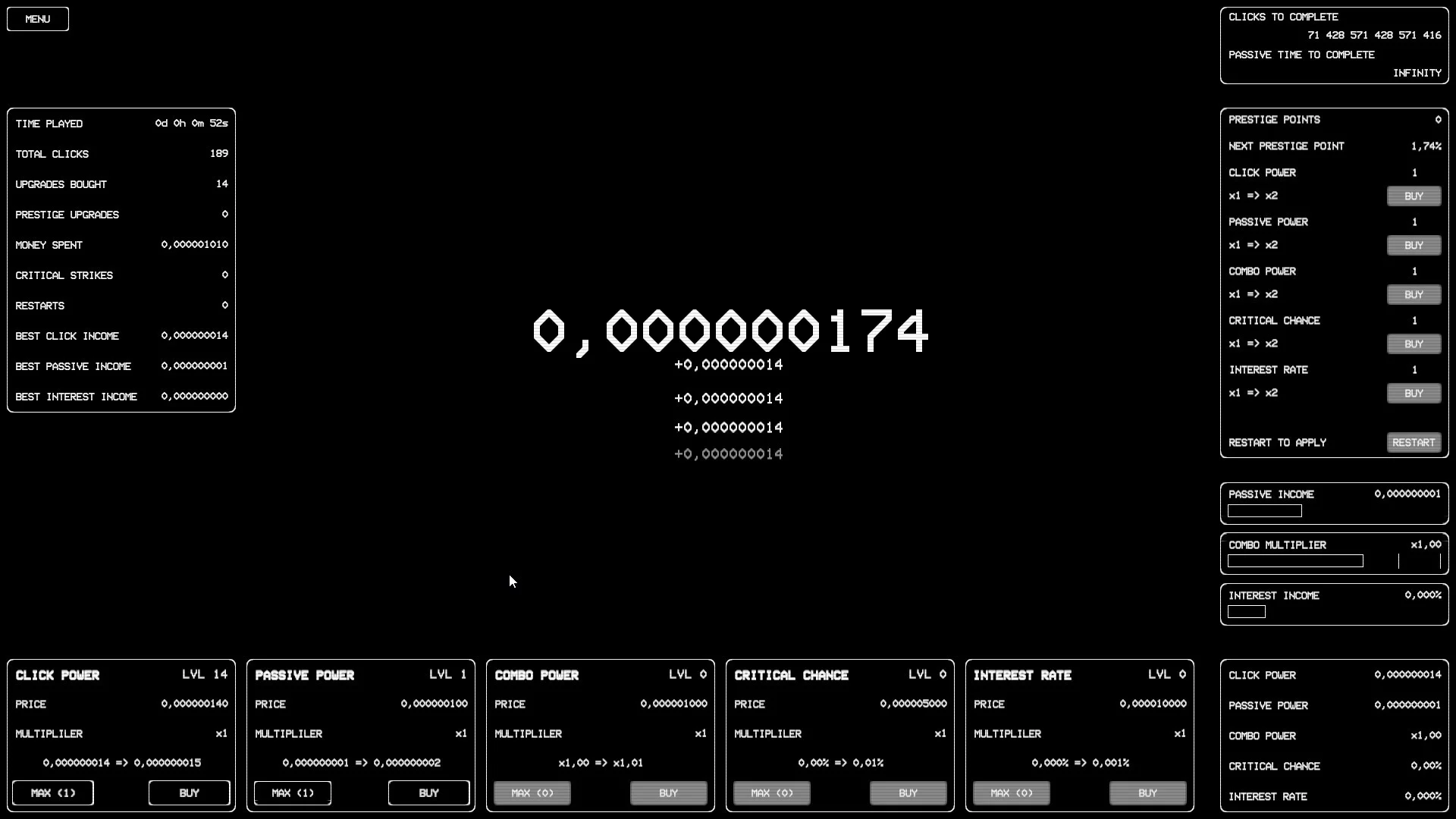 Изображение игры: The Billion Clicker