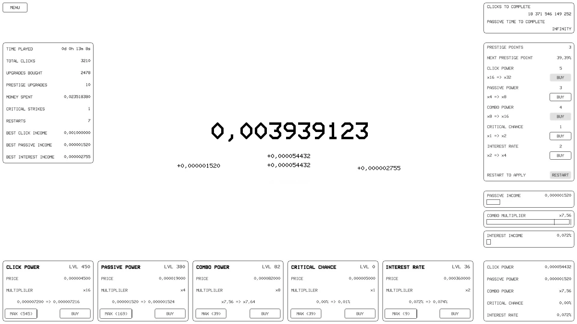 Изображение игры: The Billion Clicker