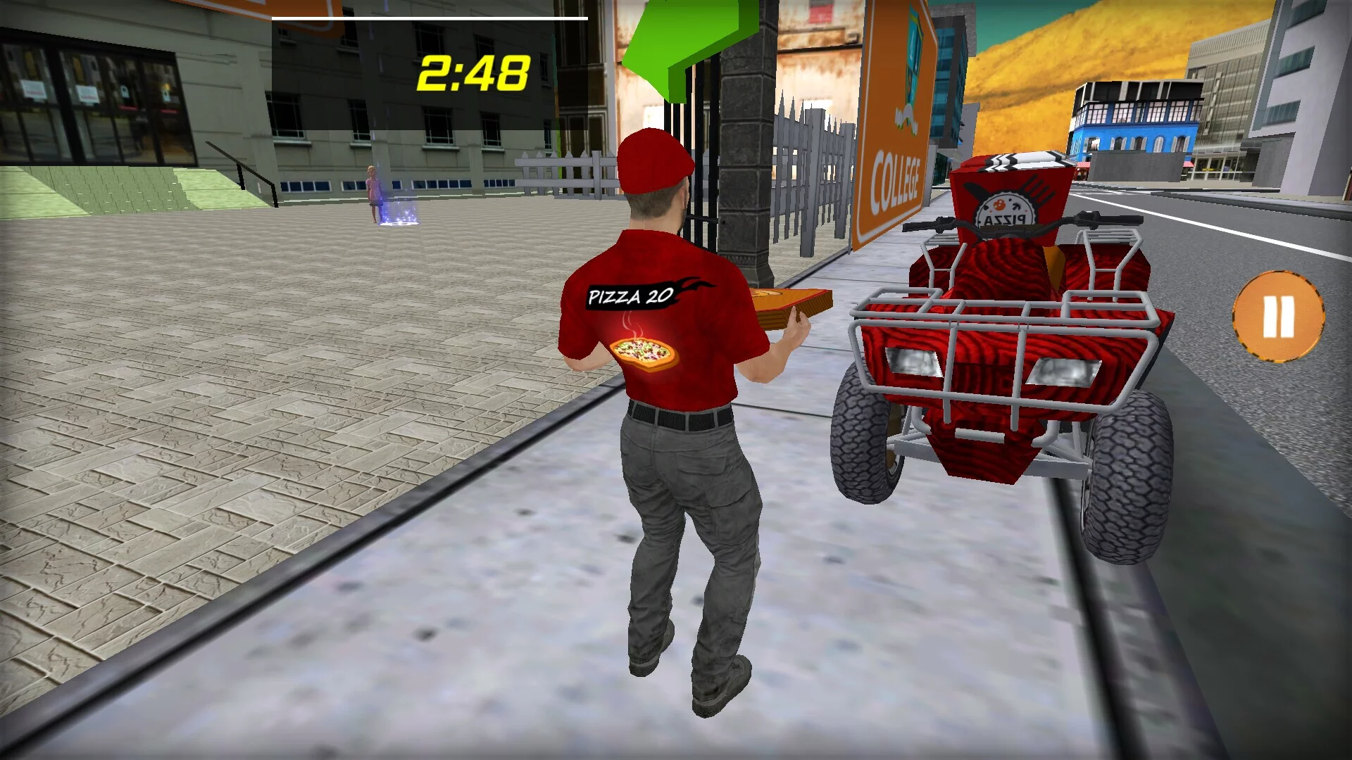 Изображение игры: The Pizza Courier