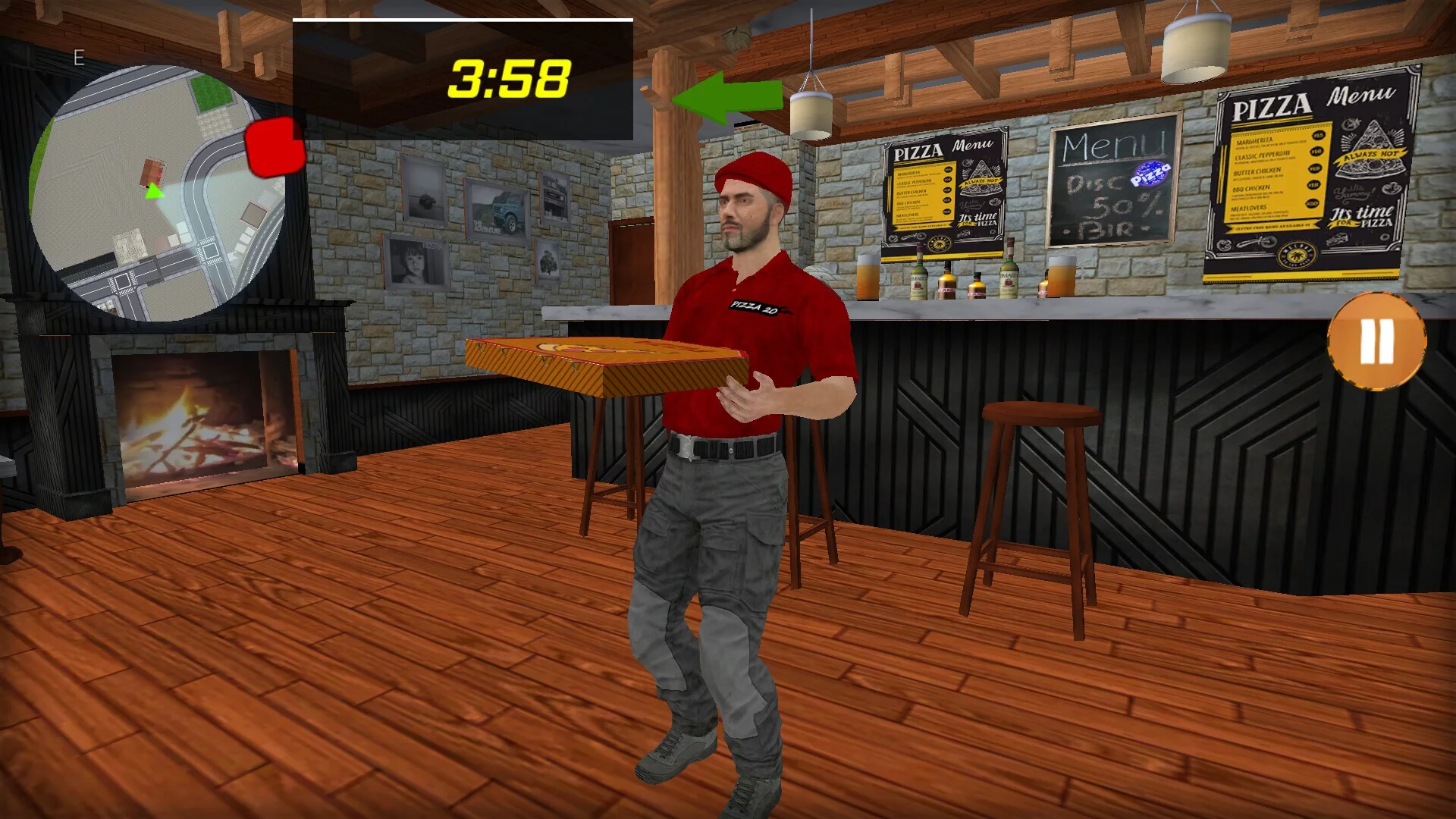 Изображение игры: The Pizza Courier