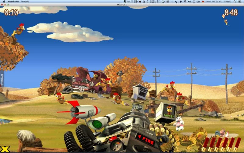 Изображение игры: Crazy Chicken