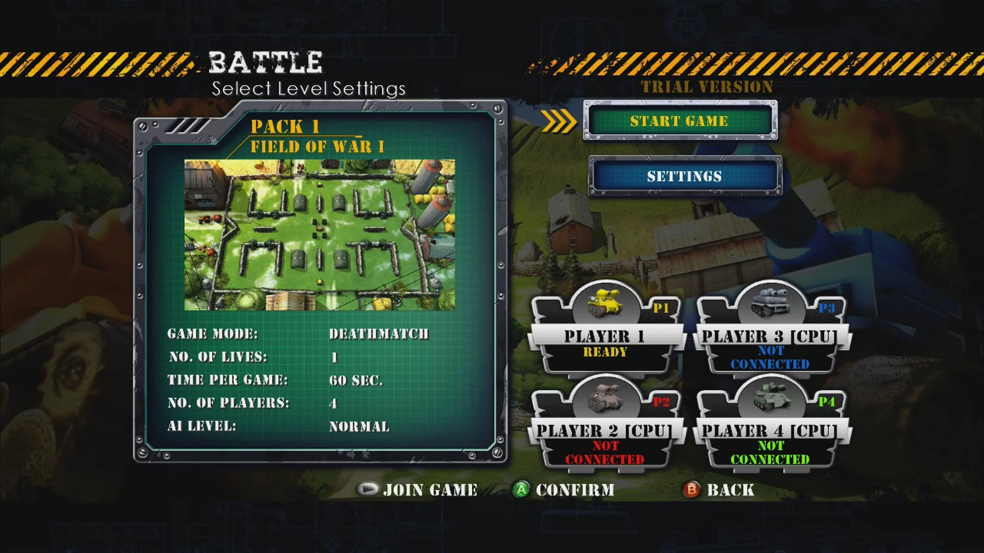 Изображение игры: Tank Battles