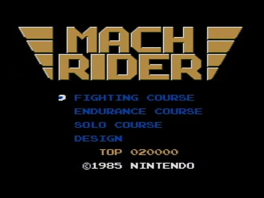 Изображение игры: Mach Rider