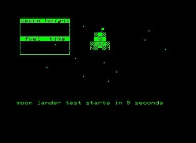 Изображение игры: Lunar Lander