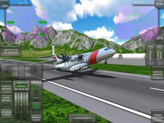 Изображение игры: Turboprop Flight Simulator