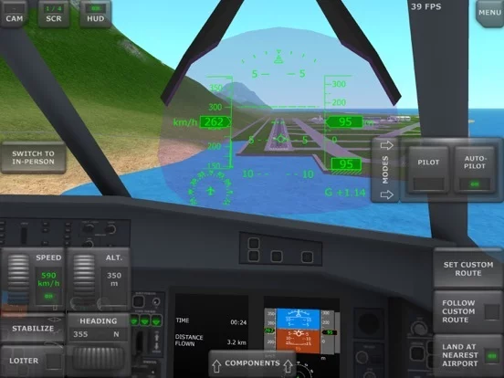Изображение игры: Turboprop Flight Simulator