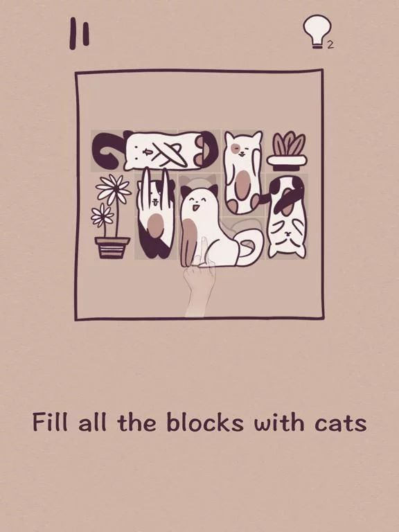 Изображение игры: Block Cat Puzzle