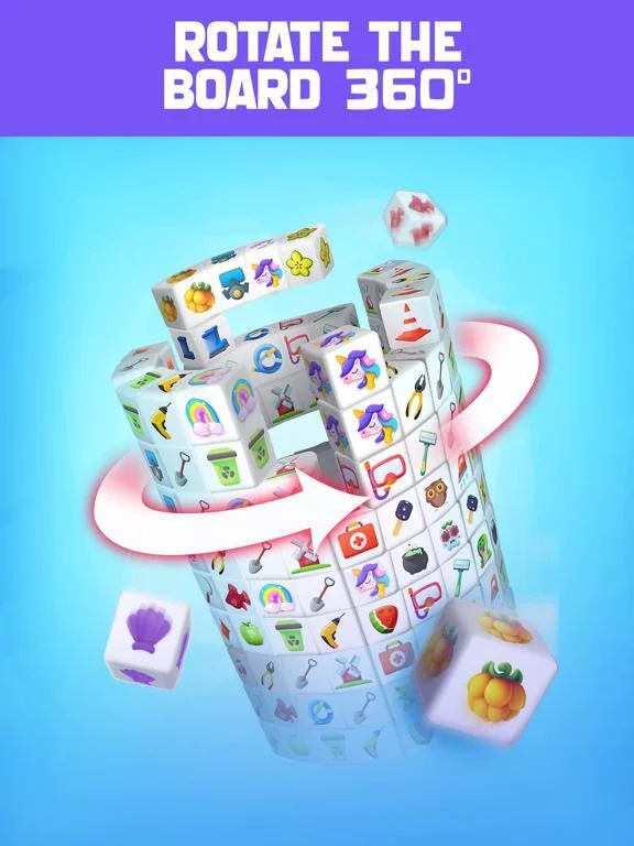 Изображение игры: Cube Match 3D: Tile Games